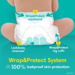 Pampers Swaddlers Newborn Diaper Size 1 96 Count - Image 2